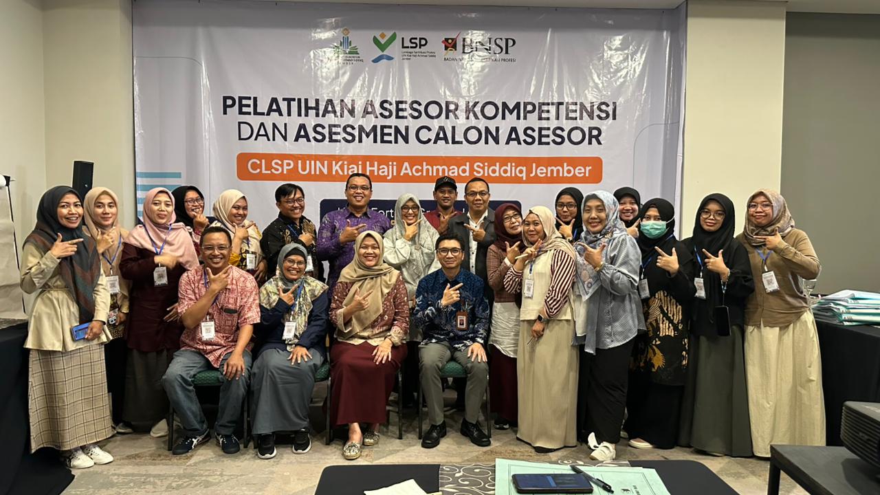 24 Asesor Kompeten dalam Sertifikasi BNSP, Dosen TBI UIN KHAS Jember Jadi Bagian Penguatan Mutu